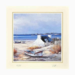 After Nicholas Verrall, Seascape, Lithograph, Late 20th Century
