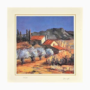 After Nicholas Verrall, Landscape, Lithograph, Late 20th Century