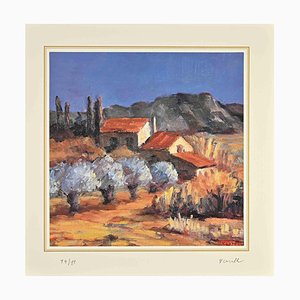 After Nicholas Verrall, Landscape, Lithograph, Late 20th Century
