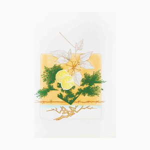 Leo Guida, Stillleben, Siebdruck, 1976