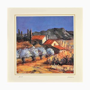 After Nicholas Verrall, Landscape, Lithograph, Late 20th Century