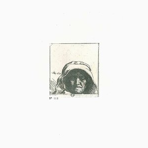Charles Amand Durand after Rembrandt, Rembrandt's Mother, Engraving, 19th Century