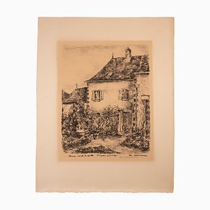Luc-Albert Moreau, Maison Natale de Colette, Litografía, Principios del siglo XX