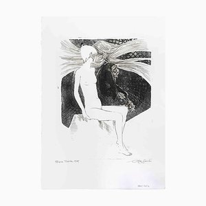 Leo Guida, Sibilla (Sibyl), Etching, 1972