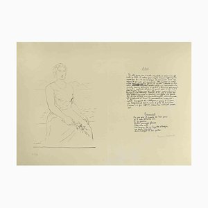 Vincenzo Cardarelli and Carlo Carrà, Astrid, Lithograph, 1945