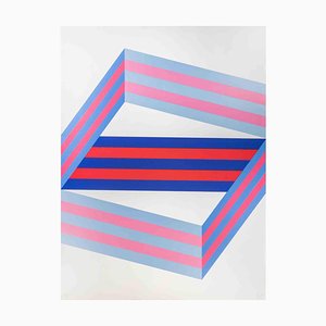 Renato Livi, Perspektive, Lithographie, 1971