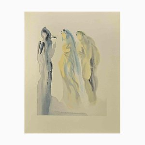 Salvador Dali, The Heaven of Venus, The Divine Comedy, Woodcut, 1963