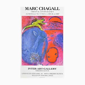 Vintage Inter-Art-Gallery Exhibition Poster, 1987