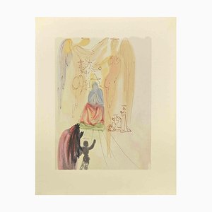 Salvador Dali, Beatrice and the Triumph of the Saints, Woodcut, 1963