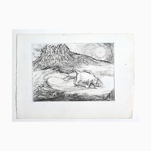 Marcel Guillard, Frog, Etching, 20th Century