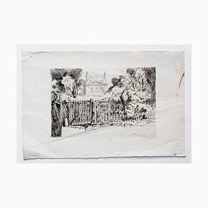 Ernest Herchez, Mansión, Aguafuerte sobre papel, siglo XX