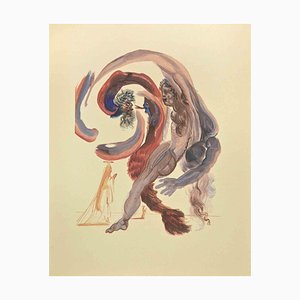 Salvador Dali, The Forth Terrace, Holzschnitt, 1963