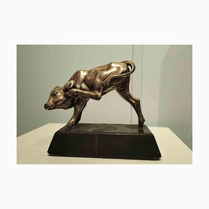 Sirio Tofanari, The Calf (Il Vitello), 1900, Silver