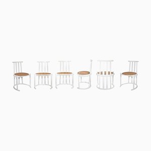 Chairs in the style of Baumann, Italy, 1970s, Set of 6