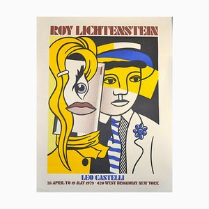 Poster della mostra Lichtenstein della Galleria Leo Castelli