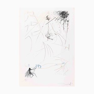 Salvador Dali, Vaisseau Fantome, Etching, 1969