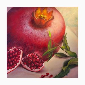 Elena Mardashova, Pomegranate, Oil Painting, 2023