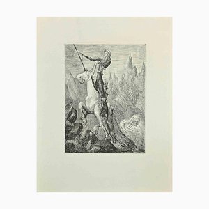 Wladyslaw Jahl, Don Quixote, Etching, 1951
