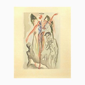 Salvador Dali, The Earthly Paradise, Woodcut, 1963