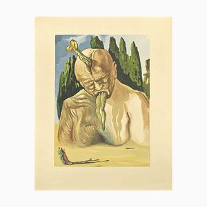 Salvador Dalí, Logischer Teufel, Holzschnitt, 1963