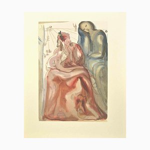 Salvador Dali, Confession, Woodcut, 1963