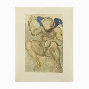 Salvador Dalí, Engel der Barmherzigkeit, Holzschnitt, 1963