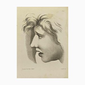 Jean François Poletnich, Portrait d'après Raphaël, Eau-forte, 1755