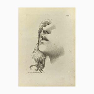 Nicholas Cochin, Portrait after Raphael, Etching, 1755