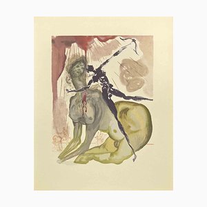 Salvador Dali, The Minotaur, Woodcut, 1963
