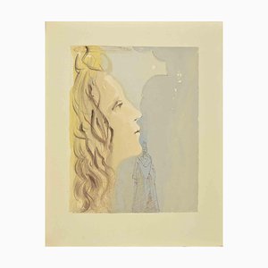 Salvador Dali, The Greatest Beauty of Beatrice, Holzschnitt, 1963