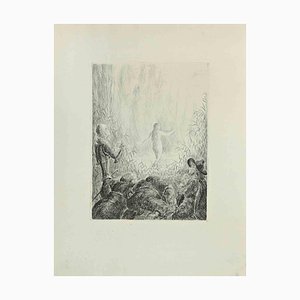 Wladyslaw Jahl, The Vision, Etching, 1951