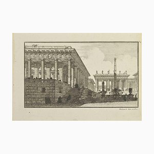 Jérôme Charles Bellicard, Forum Romain, Eau-forte, 18ème Siècle