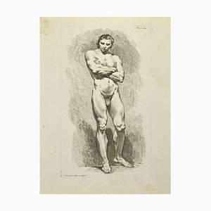 Nicholas Cochin, Anatomy Studies, Etching, 1755