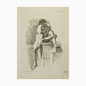 Nicholas Cochin, Anatomiestudien, Radierung, 1755