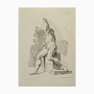 Nicholas Cochin, Anatomy Studies, Etching, 1755