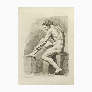 Nicholas Cochin, Anatomy Studies, Etching, 1755