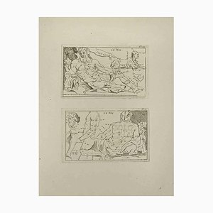 Jean François Poletnich, Le Nil, Etching, 18th Century