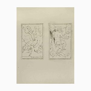 Jean François Poletnich, Anatomy Studies, Etching, 18th Century
