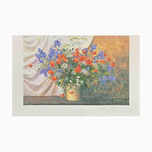 Franco Bocchi, Wildflowers, Screen Print, 1980s