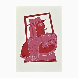 Axel Hartenstein, Magic Kiss, Screenprint, Mid 20th Century