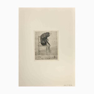 Leo Guida, mono, grabado, años 70