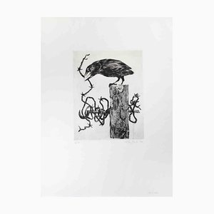 Leo Guida, Crow, Etching, 1972