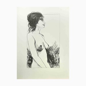 Carlo Marcantonio, Nude of Woman, Lithograph, 1970s