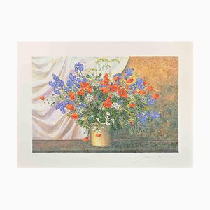 Franco Bocchi, Wildflowers, Screen Print, 1980s