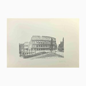 Giuseppe Malandrino, Colosseum, Etching, 1970s
