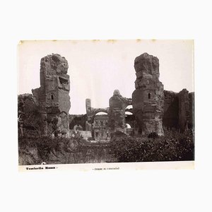 Ludovico Tuminello, Baths of Caracalla, Vintage Photograph, Early 20th Century