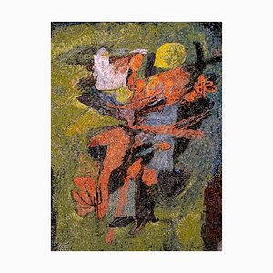 Afro Basaldella, Niño con pavo, Mosaico, 1955