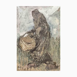 Gabriele Galantara, The Woman, Mixed Media, 1905
