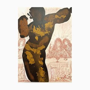 Salvador Dali, Et Post Buccellam Introivit in Eum Satanas, Lithograph, 1967