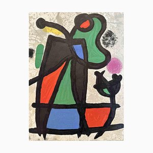 Joan Miró, Abstrakte Komposition, Lithographie, 1963